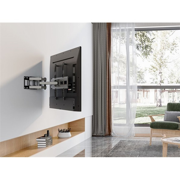 Equip tv fali konzol - 650337 (37"-80", max.: 40kg, dönthető, forgatható, fekete)