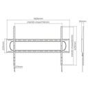 Equip tv fali konzol - 650338 (60"-120", max.: 120kg, fekete)