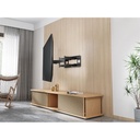 Equip tv fali konzol - 650343 (60"-120", max.: 120kg, dönthető, forgatható, fekete)