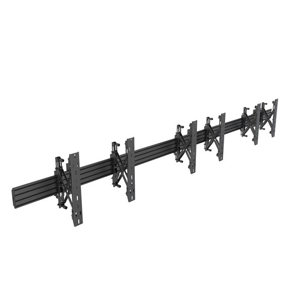 Equip tv fali konzol - 650355 (37"-65", max.: 30kg, dönthető, forgatható, állítható magasság, fekete)