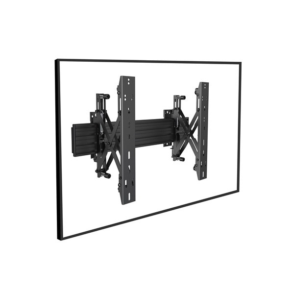 Equip tv fali konzol - 650355 (37"-65", max.: 30kg, dönthető, forgatható, állítható magasság, fekete)