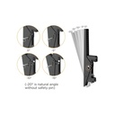 Equip tv mennyezeti konzol - 650373 (45"-55", 2 kijelző, max.: 100kg, dönthető, fekete)