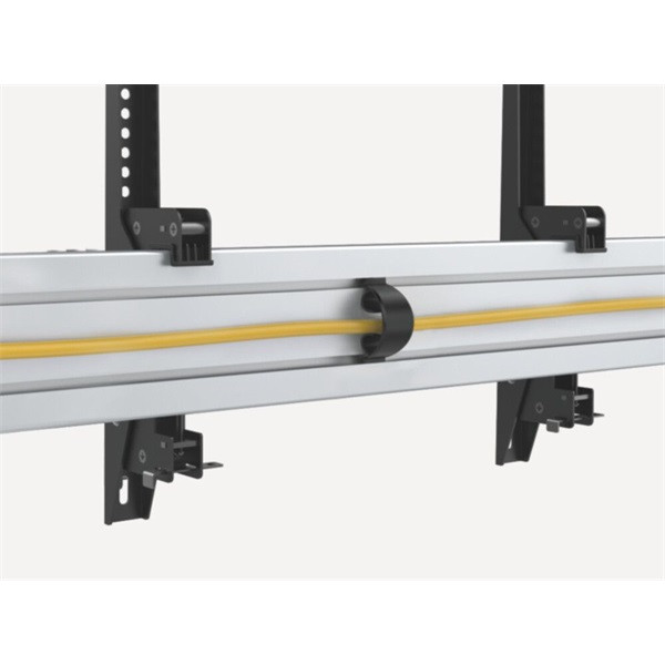 Equip tv mennyezeti konzol - 650373 (45"-55", 2 kijelző, max.: 100kg, dönthető, fekete)