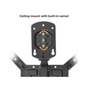 Equip tv mennyezeti konzol - 650375 (23"-55", dönthető, max.: 20kg, fekete)