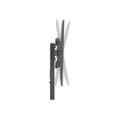 Equip tv/monitor állvány - 650607 (32"-55", dönthető, állítható magasság, gurulós, max.:35kg, fekete)