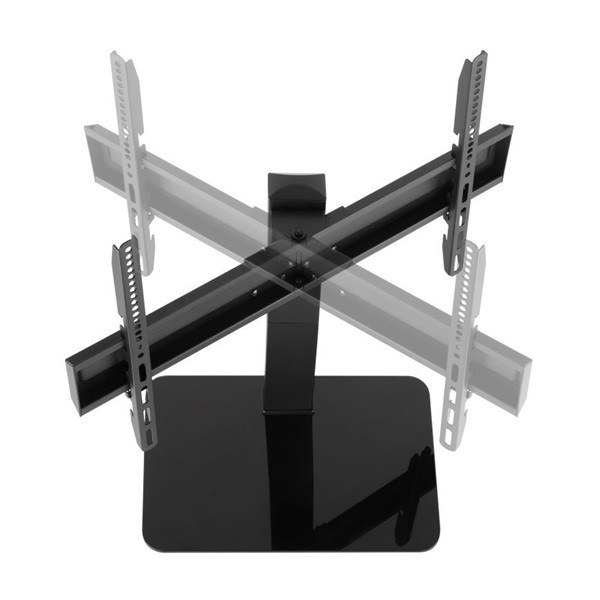 Equip tv/monitor állvány - 650612 (37"-70", állítható magasság, forgatható, max.:40kg, fekete)