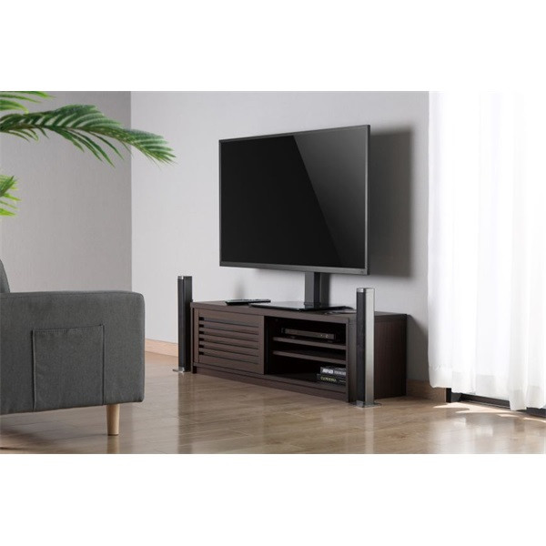 Equip tv/monitor állvány - 650612 (37"-70", állítható magasság, forgatható, max.:40kg, fekete)