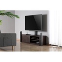 Equip tv/monitor állvány - 650612 (37"-70", állítható magasság, forgatható, max.:40kg, fekete)
