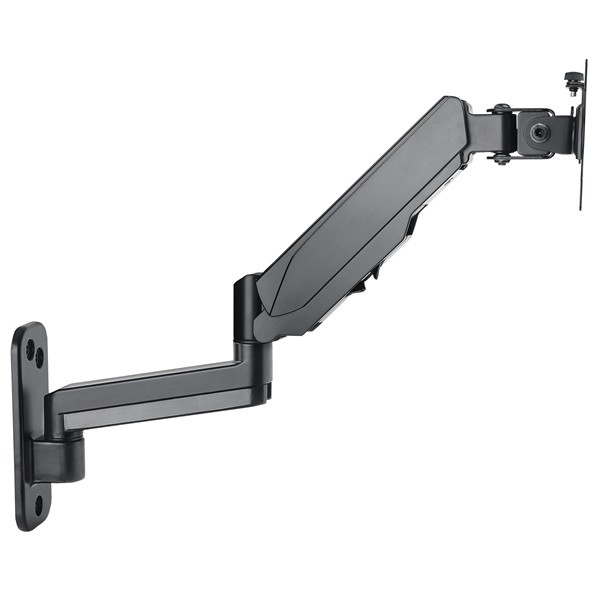Manhattan gázrugós tv állvány - fali, dönthető, forgatható, tv állvány fekete (max.VESA:100x100)(17"-32"-ig)