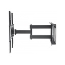 Manhattan tv állvány - fali, dönthető, forgatható, tv állvány fekete (max.VESA:400x400)(32"-55"-ig)
