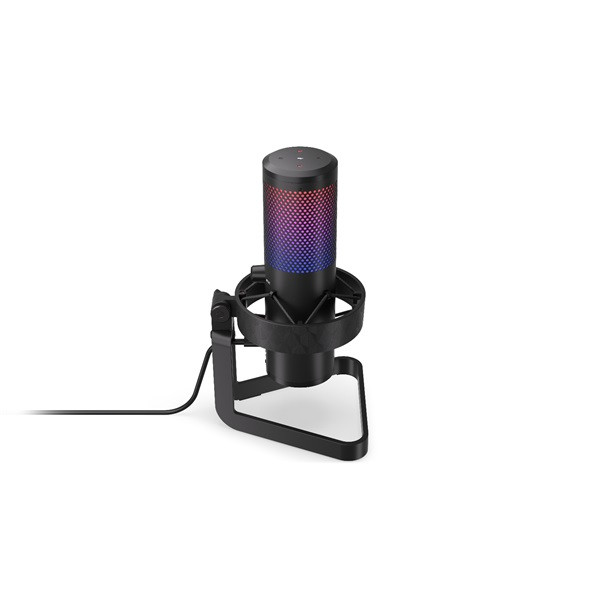 Endorfy mikrofon - axis streaming (usb-a, 3,5 mm output, argb, fekete)