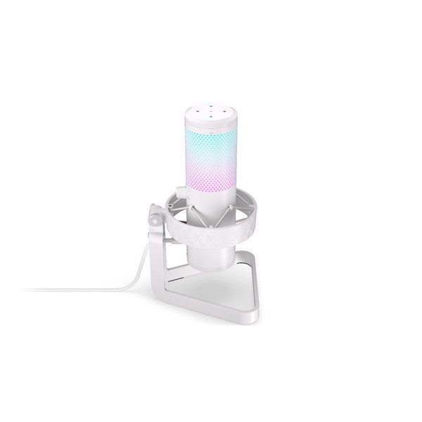 Endorfy mikrofon - axis streaming onyx (usb-a, 3,5 mm output, argb, fehér)