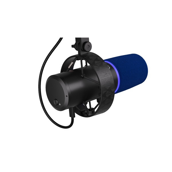 Endorfy mikrofon - solum broadcast (usb-c, 3,5 mm output, argb, 3m, fekete)