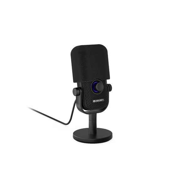 Endorfy mikrofon - solum voice s (usb-c, 3,5 mm output, 2m, fekete)