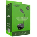 Snopy mikrofon - sn-110m (usb csatlakozó; 180cm kábel; állvány, fekete)