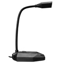 Snopy mikrofon - sn-110m (usb csatlakozó; 180cm kábel; állvány, fekete)