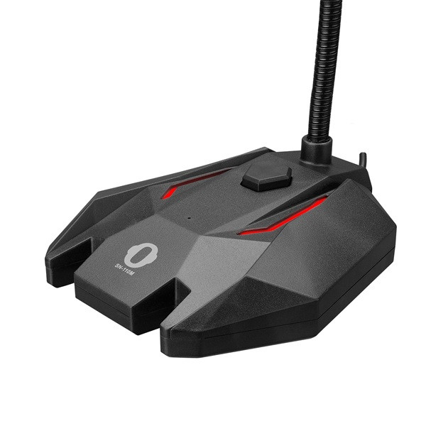 Snopy mikrofon - sn-110m (usb csatlakozó; 180cm kábel; állvány, fekete)
