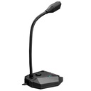 Snopy mikrofon - sn-110m (usb csatlakozó; 180cm kábel; állvány, fekete)