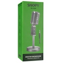 Snopy mikrofon - sn-150m (3,5 jack csatlakozó; 180cm kábel; állvány, fekete)