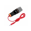 Snopy mikrofon - sn-340m (3,5 jack csatlakozó; 200cm kábel; állvány, fekete)