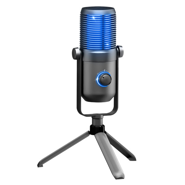 Spirit of gamer mikrofon - eko 900 (usb, cardioid, omnidirekcionális, beépített jack csatlakozó, zajszűrés, fekete)