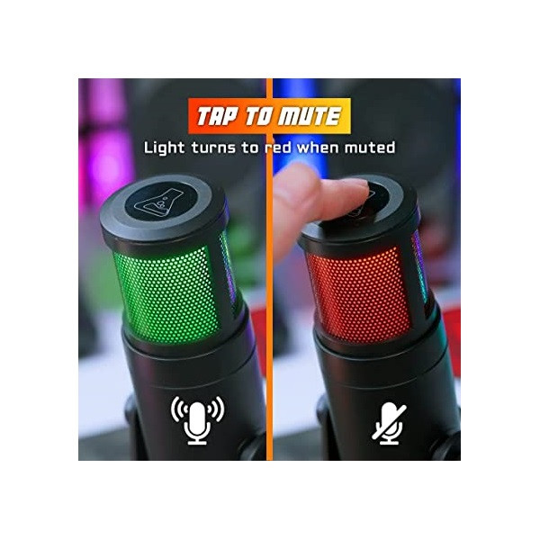 The g-lab mikrofon - k mic natrium (usb csatlakozó, fekete)