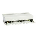 Equip asztali patch panel - 227369 (8 port, cat6, árnyékolt, szürke)