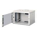 Equip fali rackszekrény - epm-07-6045-g-cbaa (19", 7u, 600x450mm, előre szerelt, szürke)
