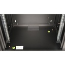 Equip fali rackszekrény - epm-09-6045-b-cbaa (19", 9u, 600x450mm, előre szerelt, fekete)