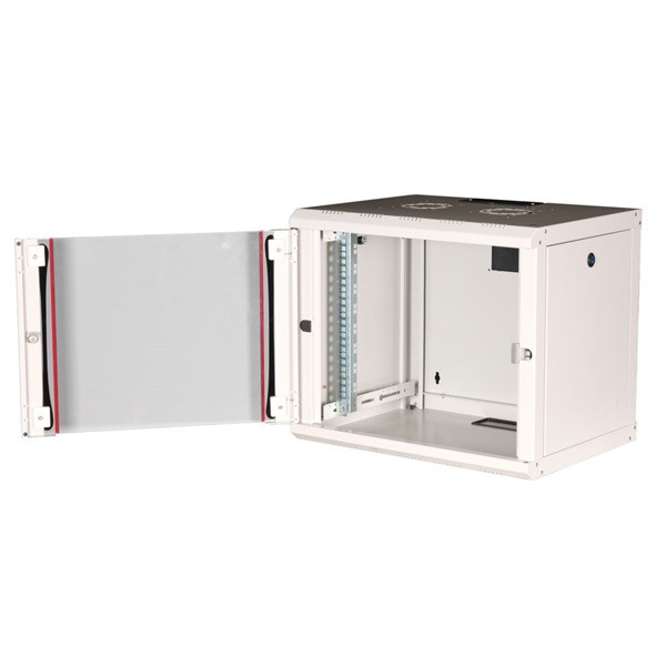 Equip fali rackszekrény - epm-09-6045-g-cbaa (19", 9u, 600x450mm, előre szerelt, szürke)