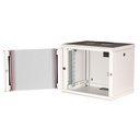 Equip fali rackszekrény - epm-09-6045-g-cbaa (19", 9u, 600x450mm, előre szerelt, szürke)