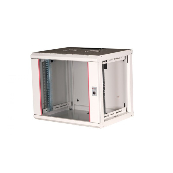Equip fali rackszekrény - epm-09-6045-g-cbaa (19", 9u, 600x450mm, előre szerelt, szürke)