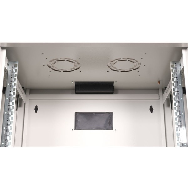 Equip fali rackszekrény - epm-09-6045-g-cbaa (19", 9u, 600x450mm, előre szerelt, szürke)