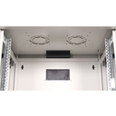 Equip fali rackszekrény - epm-09-6045-g-cbaa (19", 9u, 600x450mm, előre szerelt, szürke)