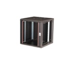 Equip fali rackszekrény - epm-12-6060-b-cbaa (19", 12u, 600x600mm, előre szerelt, fekete)