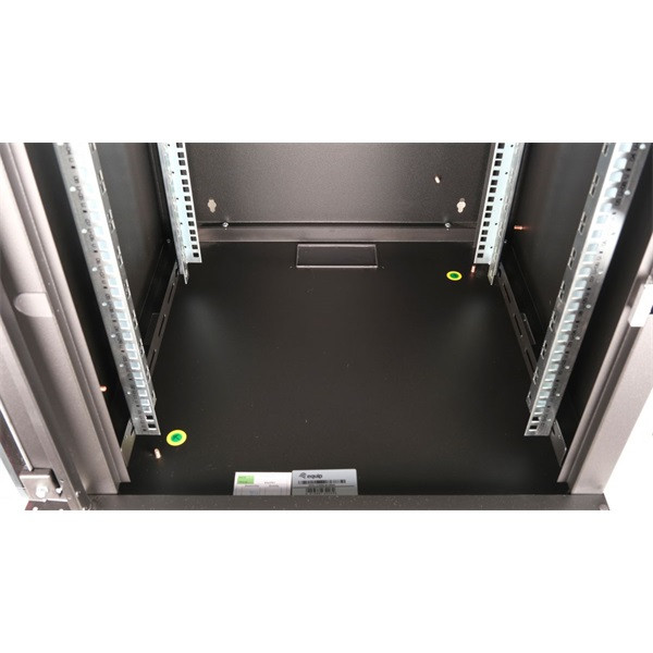 Equip fali rackszekrény - epm-12-6060-b-cbaa (19", 12u, 600x600mm, előre szerelt, fekete)