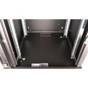 Equip fali rackszekrény - epm-12-6060-b-cbaa (19", 12u, 600x600mm, előre szerelt, fekete)