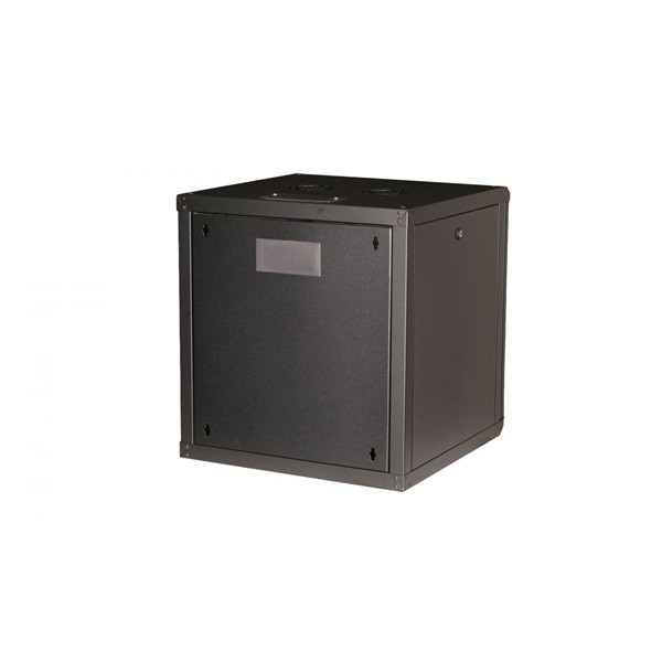 Equip fali rackszekrény - epm-12-6060-b-cbaa (19", 12u, 600x600mm, előre szerelt, fekete)