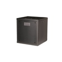 Equip fali rackszekrény - epm-12-6060-b-cbaa (19", 12u, 600x600mm, előre szerelt, fekete)
