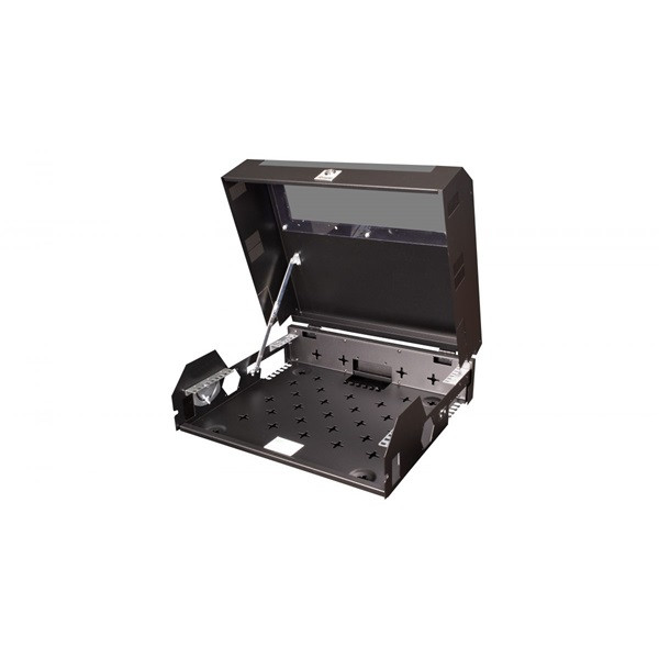 Equip fali rackszekrény - esf-05-b (19", 5u, 500x475mm, előre szerelt, fekete)