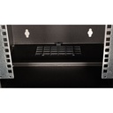 Equip fali rackszekrény - ewm-06-3030-b (10", 6u, 300x300mm, lapra szerelt, fekete)
