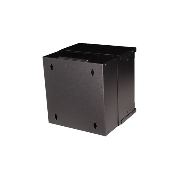 Equip fali rackszekrény - ewm-06-3030-b (10", 6u, 300x300mm, lapra szerelt, fekete)