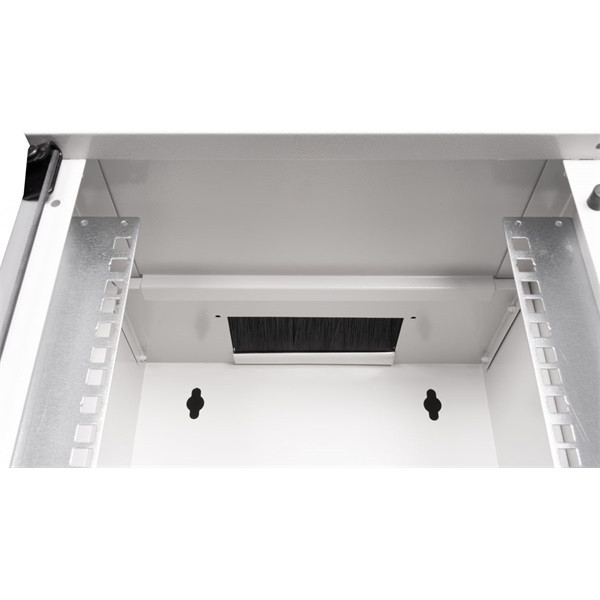 Equip fali rackszekrény - ewm-06-3030-b (10", 6u, 300x300mm, lapra szerelt, szürke)