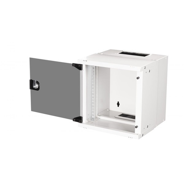Equip fali rackszekrény - ewm-06-3030-b (10", 6u, 300x300mm, lapra szerelt, szürke)