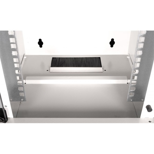 Equip fali rackszekrény - ewm-06-3030-b (10", 6u, 300x300mm, lapra szerelt, szürke)