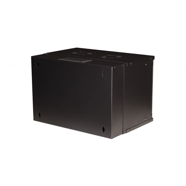 Equip fali rackszekrény - ewm-07-5440-b (19", 7u, 540x400mm, lapra szerelt, fekete)