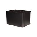Equip fali rackszekrény - ewm-07-5440-b (19", 7u, 540x400mm, lapra szerelt, fekete)
