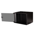 Equip fali rackszekrény - ewm-07-5440-b (19", 7u, 540x400mm, lapra szerelt, fekete)
