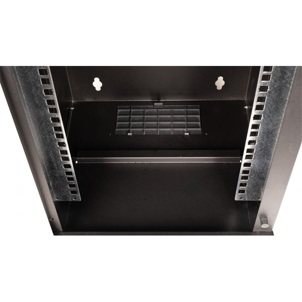 Equip fali rackszekrény - ewm-09-3030-b (10", 9u, 300x300mm, lapra szerelt, fekete)