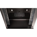 Equip fali rackszekrény - ewm-09-3030-b (10", 9u, 300x300mm, lapra szerelt, fekete)